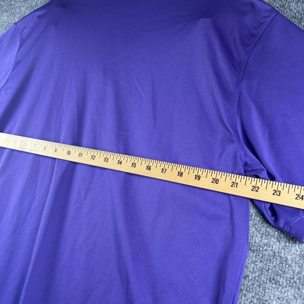 Nike Golf LSU University Club Polo Shirt Mens XL Purple Dri-FIT Embroidered - Picture 6 of 6